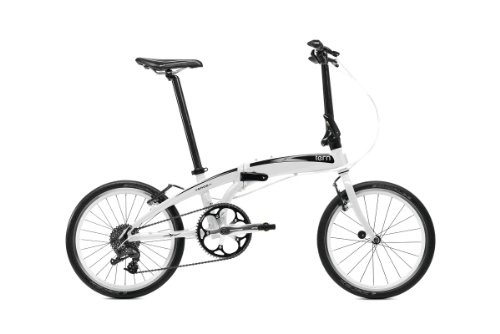 Bici pieghevoli : Tern - Bicicletta pieghevole da 20", Verge P9, 9 marce, SRAM X7, colore: Bianco / Nero