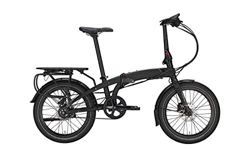 Bici pieghevoli : Tern City Bicicletta Pieghevole e compatta 20 Pollici Verge S8i – Shimano 8 Marce Cambio mozzo, Gates Cinghie, Nero / Argento, Nero, Taglia Unica