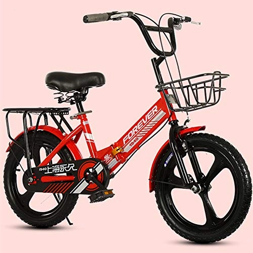 Bici pieghevoli : TopBlïng 5-10 Anni.Ragazzo Bici, Portatile Bicicletta Adolescenti Bici Pieghevole, Bambini Bicicletta Pieghevole 20 Pollici Ruota con Cesto con Handbrake-D 20 Pollici