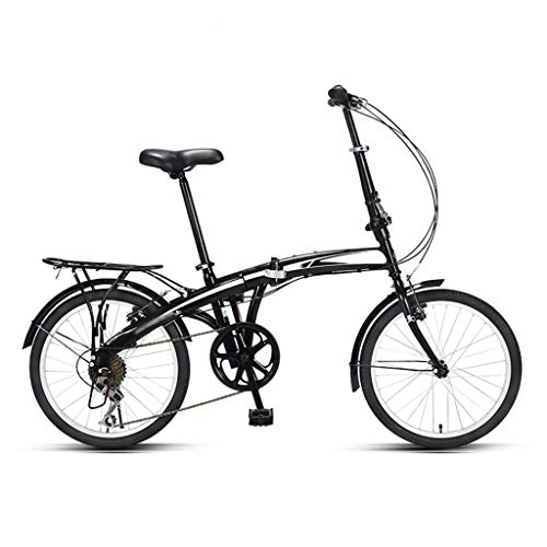 Bici pieghevoli : TYXTYX Folding 20 Pollici, 7 velocità, City Bike Pieghevole, Unisex, Anteriore e Posteriore Mudgard, Trasporto Facile, Unisex Adult