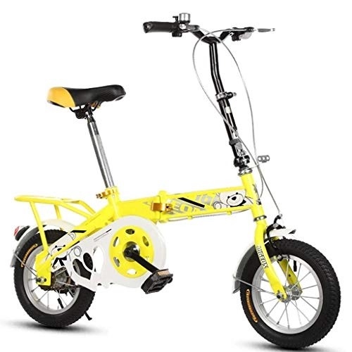 Bici pieghevoli : WZLJW Bicicletta Lquide Bambini 6-7-8-9-10-11-12 Anni Pieghevoli Ragazzi E Ragazze Bicicletta Biciclette YCLIN ggsm (Color : 12in)