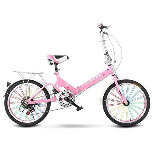 Bici pieghevoli : Xiaoping Pieghevole Biciclette 20 Pollici for Adulti Singolo Bambino velocità Luce Portatile Uomini e Donne Ammortizzatore Bicicletta Bambino Bicicletta Pieghevole (Color : 1)