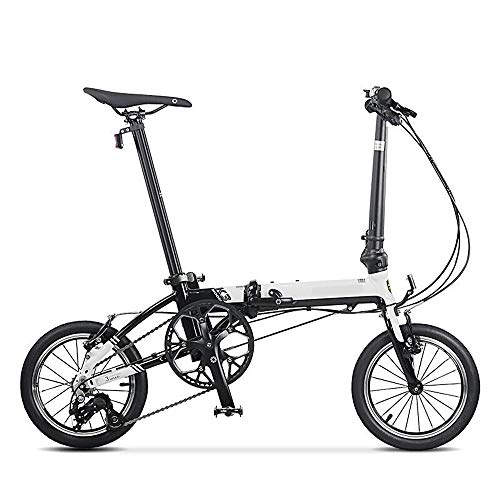 Bici pieghevoli : XMIMI Ruota per Bicicletta Pieghevole Versione per pendolari Urbani Bicicletta per Uomo e Donna 14 Pollici 3 velocità