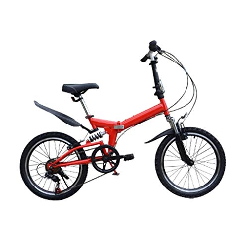 Bici pieghevoli : YANXIH 20 Pollici 6 velocità Viaggia Leggero Mountain Bike Pieghevole Portable Commuter Adulti Biciclette (Color : T2)