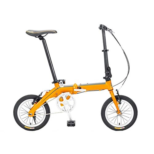 Bici pieghevoli : YANXIH Bicicletta da Città Pieghevole da 14 Pollici per Bambini Installazione Gratuita, Altezza Consigliata 130-188 Cm, 9kg(Color:Un)