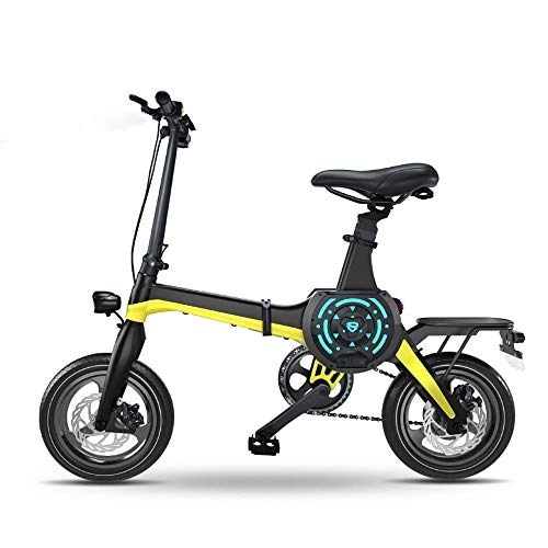 Bici pieghevoli : ZXWNB Bicicletta Elettrica Pieghevole per Adulti Mini Piccola Moto Intelligente 48V Modello di Luce per Auto con Batteria A Guida Assistita Maschio E Femmina, B, 1