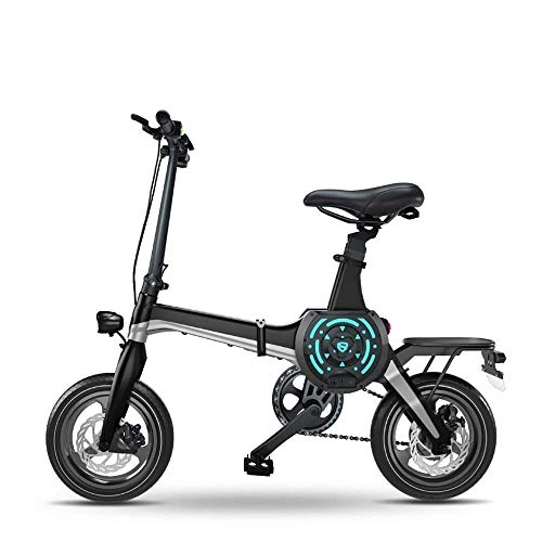 Bici pieghevoli : ZXWNB Bicicletta Elettrica Pieghevole per Adulti Mini Piccola Moto Intelligente 48V Modello di Luce per Auto con Batteria A Guida Assistita Maschio E Femmina, C, 1