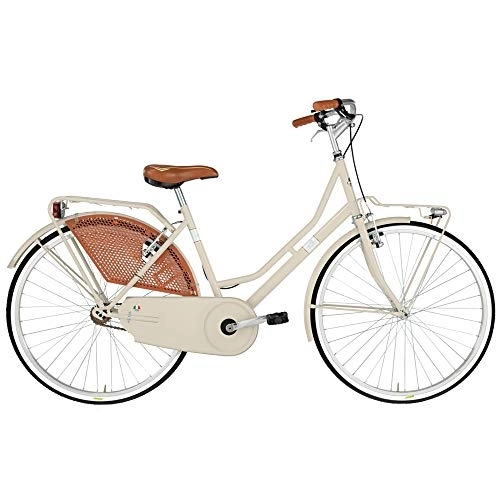 Biciclette da città : Alpina Bike Olanda 1v, Bicicletta Donna, Crema, 26