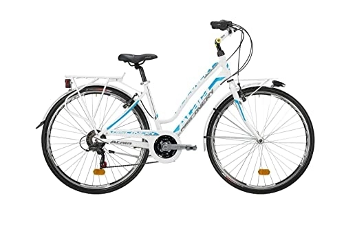 Biciclette da città : Atala Bicicletta CITY-BIKE DISCOVERY S 21V LTD D44 BIANCO / AZZURRO