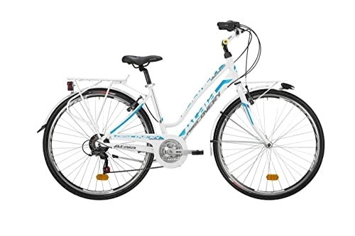 Biciclette da città : ATALA DISCOVERY S 18V LADY bicicletta donna bici trekking city bike taglia 49 colore bianco