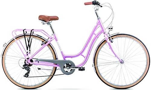Biciclette da città : BICICLETTA BICI 26 CITY BIKE DONNA ROMET LUIZA ECO SHIMANO 6V CLASSIC ALLUMINIO
