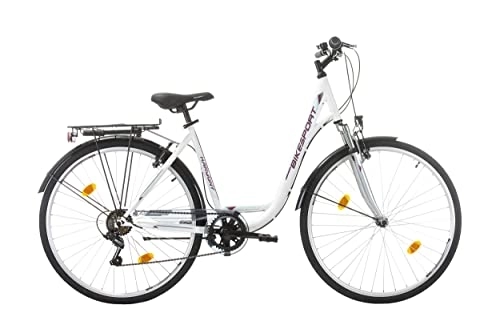 Biciclette da città : BIKE SPORT LIVE ACTIVE Bikesport Expert Harmony 28" Bici da Città Dona Shimano 6 cambios (Perla Bianca)