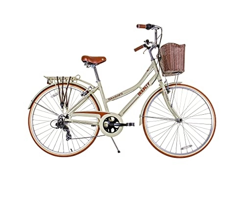 Biciclette da città : Bounty Boulevard, Bicicletta Ibrida Unisex Adulto, Panna, 43.18 cm