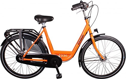Biciclette da città : Burgers ID personale 26 pollici 50 cm Donna 3 G Roller Brakes Arancione
