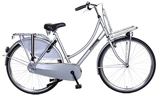 Biciclette da città : Daily Dutch Basic 28 pollici 57 cm Donna freno a contropedale argento