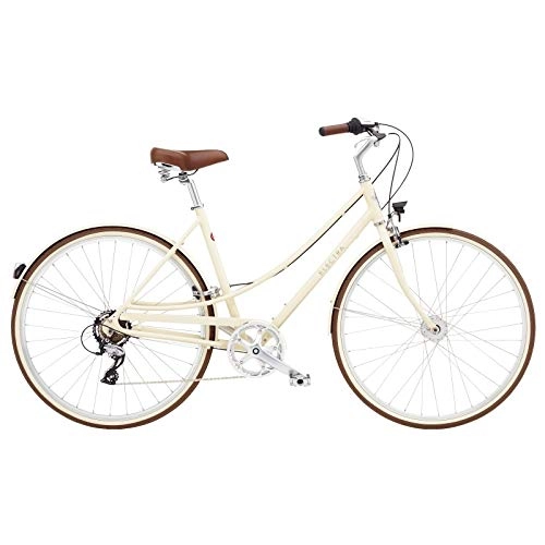 Biciclette da città : Electra Loft 7D EQ Damen Fahrrad Stadt Rad 28 Zoll Urban City Alu Retro 700C Klassisch, 5810, Farbe Beige - Cream, Größe M