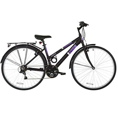 Biciclette da città : Freespirit City 700c - Bicicletta urbana da donna, completamente attrezzata, 47 cm