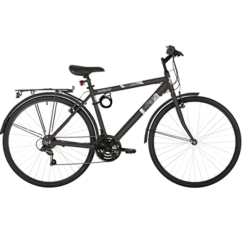 Biciclette da città : Freespirit City 700c - Bicicletta urbana da uomo, completamente attrezzata, 50, 8 cm