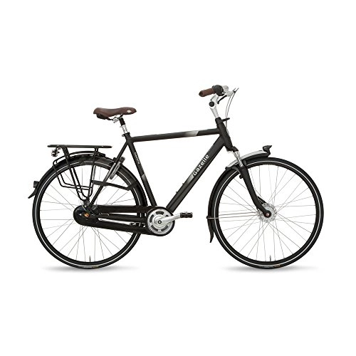 Biciclette da città : GAZELLE Arroyo C7 + Uomo City Ruota 2016, Nero