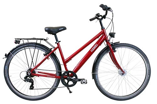 Biciclette da città : Hawk Citytrek Easy Lady (rosso, 51 cm)