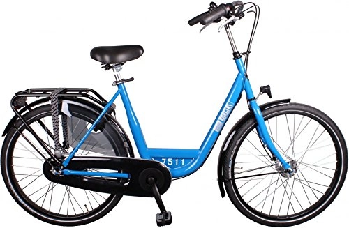 Biciclette da città : ID personale 26 pollici 50 cm Donna 3 G Roller Brakes Blu