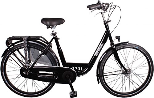 Biciclette da città : ID personale 26 pollici 50 cm Donna 3 G Roller Brakes NERO