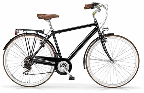 Biciclette da città : MBM B o U L e V A R D 835U / 18, Bici da Città Uomo, Nero A01, 54