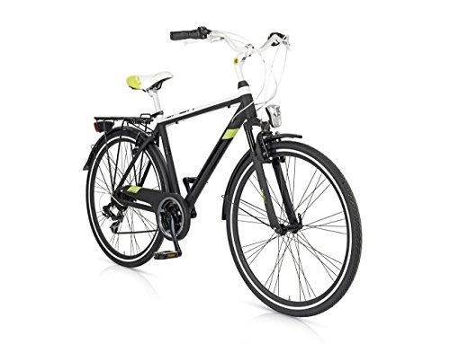 Biciclette da città : MBM Split Front SUSP TKK all D 21V REVO, Bici Donna, Nero A01, 50