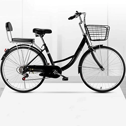 Biciclette da città : MC.PIG City Commuter Bike-Single Speed City Bike Bici da Uomo per Donna Ladies City Bicicletta Sport all'aperto City Shopper per Bicicletta Urbano ， per City Riding And Commuting