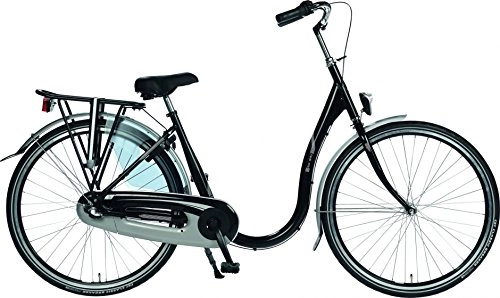 Biciclette da città : moederfiets 28 pollici 48 cm Donna 3 G Roller Brakes NERO