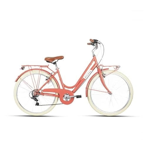 Biciclette da città : MYLAND City Bike DOSSO 26.1 26'' 6v Donna Arancio Taglia M (Biciclette City)