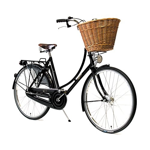 Biciclette da città : Pashley Princess Sovereign – Bicicletta da donna in stile britannico senza tempo – cambio a 8 marce, telaio da 20 pollici, nero classico – retrò – reale (nero)