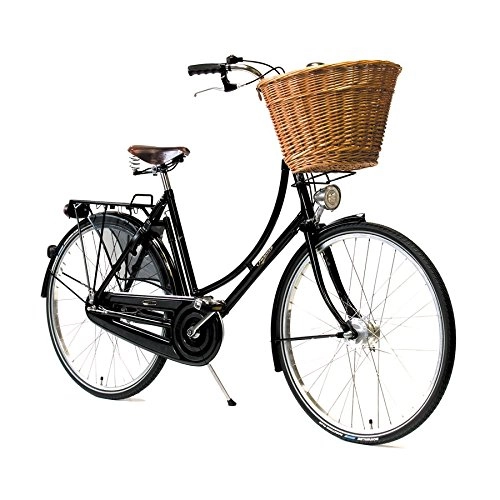 Biciclette da città : Pashley Princess Sovereign – Il Top Della Signora Bicicletta in zeitloser britischer Eleganza – Retro bicicletta per voi la Extra Classe – spesa e aperto con stile – 5 velocità del cambio, 17, 5, colore Nero Classico – Retro – regale, Nero