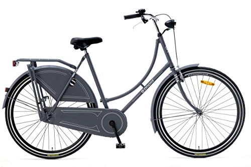 Biciclette da città : POPAL Basic 28 Pollice 50 cm Donne Freno Contro Pedale Grigio Opaco