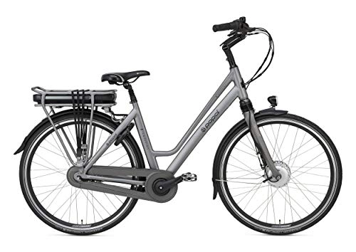 Biciclette da città : POPAL E-Volution 8.3 28 Pollice 50 cm Donne 8SP Freni a rulli Grigio Argento