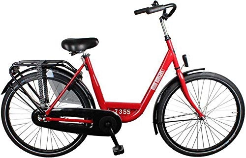 Biciclette da città : stadsfiets 26 pollici 48 cm Donna 3 G freno a contropedale Rosso