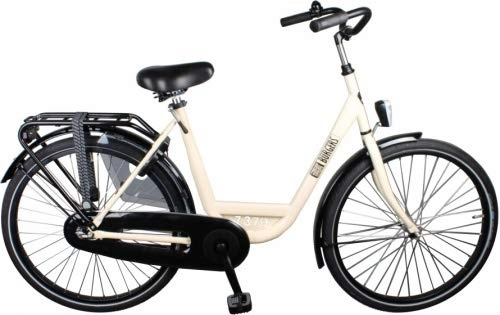 Biciclette da città : stadsfiets 26 pollici 48 cm Donna freno a contropedale Crema