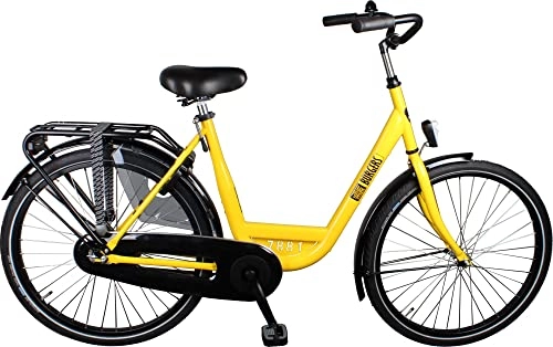 Biciclette da città : stadsfiets 26 Zoll 48 cm Frau 3G Rücktrittbremse Gelb