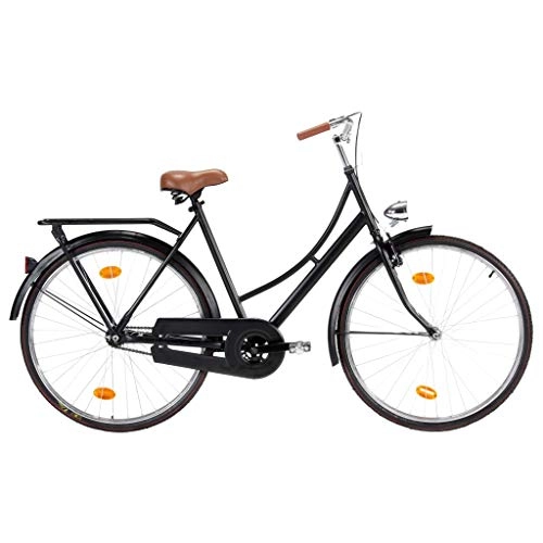 Biciclette da città : vidaXL Bicicletta olandese olandese olandese olandese Cicloturismo Crociera classica Città Femmina Lavoro Scuola Viaggi Ruota 28" 57 cm