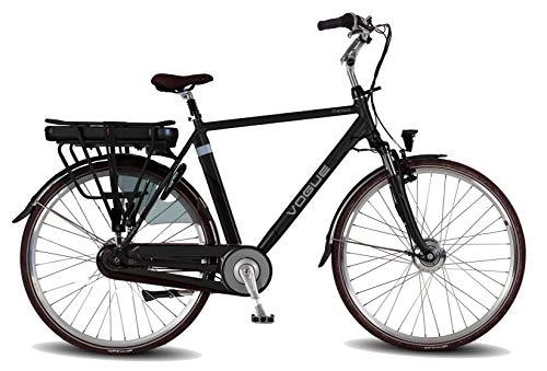 Biciclette da città : Vogue Premium 28 Pollice 54 cm Uomini 7SP Freni a rulli Nero