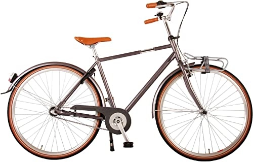 Biciclette da città : Volare Cityräder - Bicicletta da città, da uomo, 28 pollici, 56 cm, freno a contropedale 3G, colore: grigio