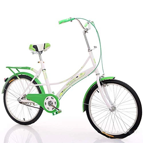 Biciclette da città : WRJY 22"Nuovo Modello di Bici da Città da Donna per Bici da Ragazza con Cestino da Donna, Bicicletta da Città per Adulti da Donna