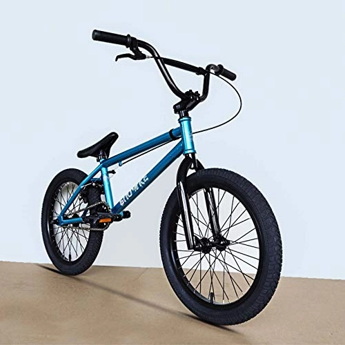 BMX : GASLIKE Bici BMX da 18 Pollici, Telaio in Acciaio al Carbonio ad Alta Resistenza, per Principianti a Livello di principiante ai Riders avanzati BMX Street Bikes 25 * 9T