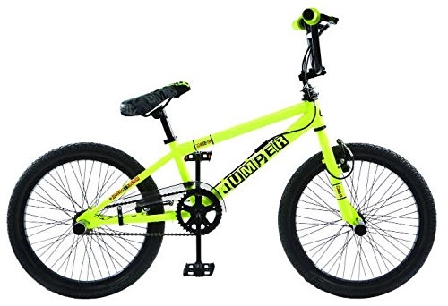 BMX : Jumper BMX Fiets 20 Pollici 47 cm Unisex Freno Rim Giallo