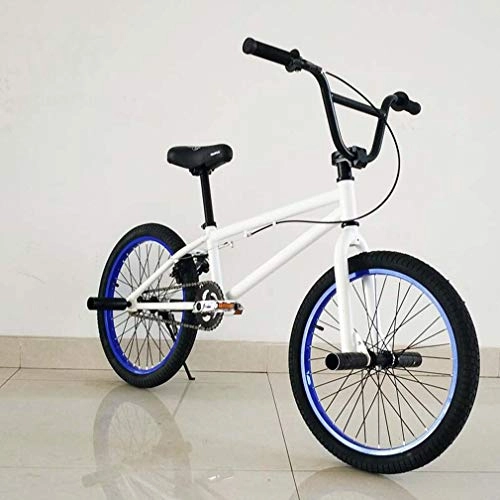 BMX : SWORDlimit Bicicletta BMX Freestyle Ciclisti Principianti e avanzati, Telaio in Acciaio al Carbonio, Freni Posteriori a Forma di U in Lega di Alluminio e Ruote da 20 Pollici, F