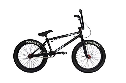 BMX : Tribal Dragon BMX Bike - Matt Black / Red parti