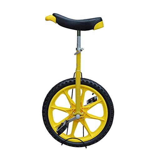 Monocicli : 361 & deg; Monociclo con ruota di design completamente fisso - Cuscinetto silenzioso - Con sedile regolabile Monociclo per allenatore con ruota - Bicicletta per cyclette antiscivolo e resist