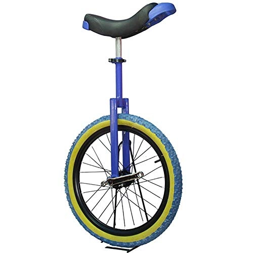 Monocicli : aedouqhr Monociclo Unisex Big Kids 20", Regalo per Bambini Trainer Principiante, 13 / 14 / 15 / 18 Anni Balance Cycling, Cyclette Bicicletta, Mountain Wheel (Colore : Blu+Giallo)
