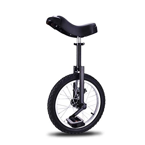 Monocicli : Balance BikeRuota Singola Per Bicicletta Per Adulti Per Bambini Da 16 / 20 Pollici Monociclo Per Atletica Leggera Da Esternoper I Più Piccoli (Size:20; Color:Black)