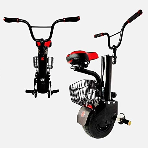 Monocicli : CTO Monociclo elettrico per sedie a rotelle 11 pollici 500 W Monociclo monociclo per esterni una ruota Auto Bilanciamento Monociclo per scooter elettrico per adulti, Nero, 45KM